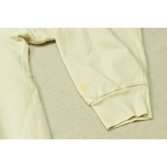 Northern Reflections Men's Vintage Crewneck Sweatshirt Cream Graphic XL Stained - Picture 5 of 8